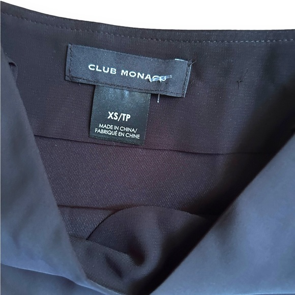 Club Monaco Kora Black Satin Cami Tank Size XS NWOT Condition - Picture 10 of 14